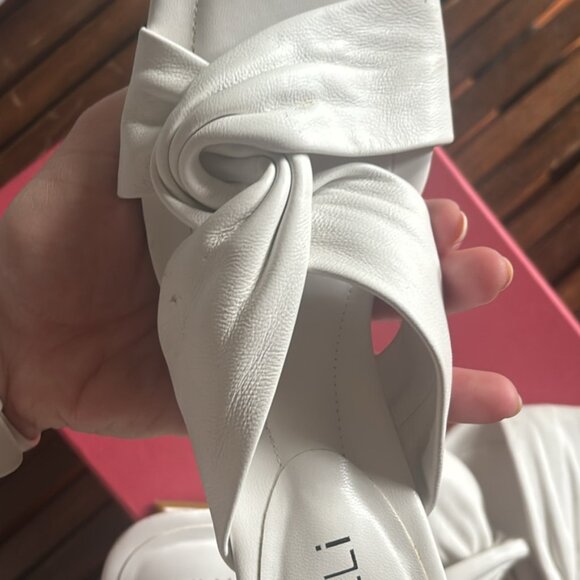 Vaneli White Twist Sandal - Picture 2 of 3